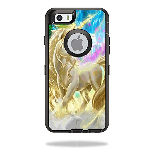 MightySkins Protective Vinyl Skin Decal Cover for OtterBox Defender iPhone 6/6S Case Cover Sticker Skins Unicorn