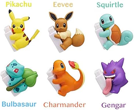 Cute Anime Bite Cable Protector 6 Pcs Pikachu Eevee Squirtle Bulbasaur Charmander Gengar Charger Pet Cable Buddy Compatible With Iphone Cords Only Gift For Friends And Children Amazon Ca Cell Phones Accessories