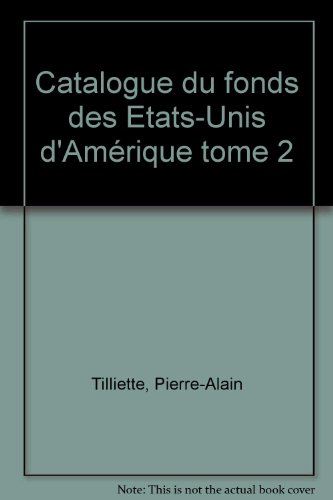 Catalogue du fonds des États-Unis d'Amérique