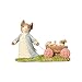 Enesco Tails with Heart “Mouse Pulling Wagon” Stone Resin Figurine, 2.17