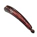 Parcelona French EDGY 4 Inch Celluloid Shell Ponytail Holder Banana Hair Clip