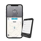 Smart Luggage Tag,SwiftFinder Bluetooth Key Finder GPS Item Tracker Locator Suitcases Bag Anti-Lost Bidirectional Alarm Reminder with App Control for iPhone and Android Black