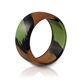Inclusive - Mens Silicone Camouflage Ring for active lifestyle, work, wedding, play and safety - Sizes 9-12