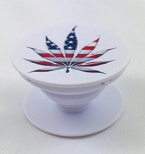 Multi-Function SmartPhone Holder and Mount with Expanding Stand Pop Grip Socket (MJ Leaf)