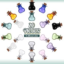 20 Pieces Spell Jars Tiny Bottles with Cork Small