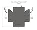 K&H Pet Products Economy Cargo Cover Gray 54 Inches Standard/Mid-Size Vehicle