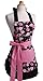 Flirty Aprons Women's Original Apron, Midnight Bloom
