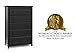 Stork Craft Kenton 5 Drawer Universal Dresser, Black