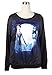 LoveLiness Corpse Bride Patterns Print Sweatshirt Sweaters (One Size, Black)