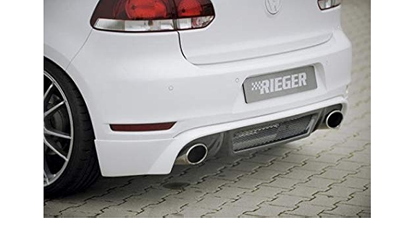 Rieger - Pieza Trasera para VW Golf 6 GTI/Cabrio/GTD, Aspecto ...