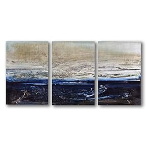 3 Panel Abstract Oil Painting Pictures Home Wall...
