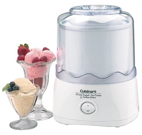 Cuisinart Ice Cream Maker With Bowl - Cuisinart ICE20EBWSO