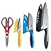ZYLISS 4 Piece Value Knife Starter Set with Sheath Covers, Stainless Steel