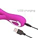 AKStore Adult Product Female Sex Toy USB Charging Silicone 30-Frequency Vibrating Massage G-Spot Vibrator for Women,Pink