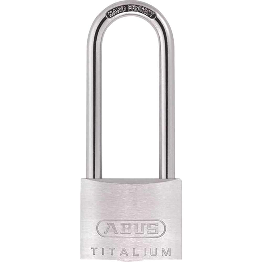 ABUS 80ti/40HB63 40 x 63mm Carded Titalium Padlock with Long Shackle