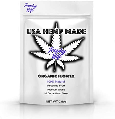 100% Natural Hemp Flower High Grade Premium 1/2 oz (Trophy Wife)
