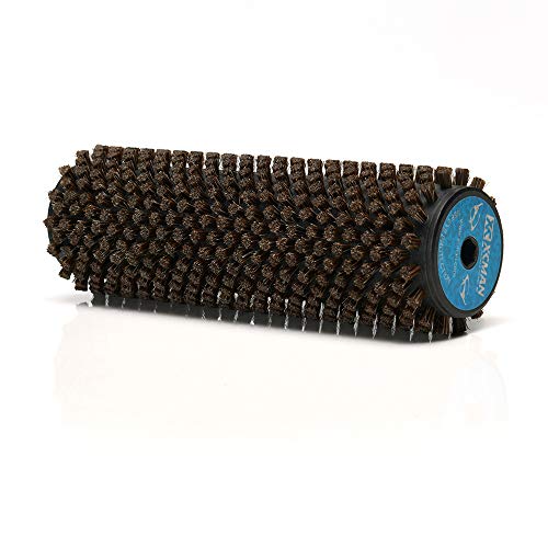 XCMAN Snowboard Horsehair Roto Brush para encerado Se adapta a 10 mm Hex Shaft 200 mm Longitud (Roto Horsehair Brush)
