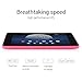 [GMS Certified by Google] iRULU 7'' IPS Tablet - Android 5.1, Quad Core, HD 1280x800, 1GB/16GB, Enhanced 4000mah, Dual Camera, Wi-Fi,Bluetooth 4.0, 3D Game Supported,G-sensor,7inch Tablet -- Pink Rear