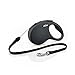 FLEXI New Classic Retractable Dog Leash (Cord), 26 ft, Small, Black