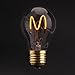 SEALIGHT Vintage Flexible LED Filament Bulb A19 / A60 - 4W E26 Base, WARM white 2200K, Edison Bulb 40W Equivalent, 120V, Dimmable,1 Pack