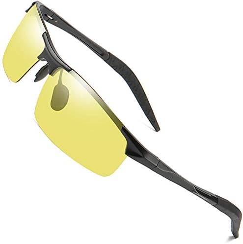 MOTELANMen's Photochromic Polarized UV400 Sunglasses for Outdoor Fishing Golf Beach Baseball Sports