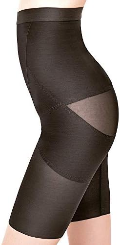 バンビウォーター スタイルガードル HIGH 胸下のお肉までカバーするロング丈 ハイウエスト 履くだけでお腹・太ももの見た目がスリムに細見せ！2層パワーネットでヒップアップ 美尻 しっかり引き締めなのに長時間履ける着圧ガードル 骨盤矯正 補正下着