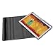 MoKo Samsung Galaxy Note 10.1 2014 Edition Case - 360 Degree Rotating Cover Case for Note 10.1 Inch 2014 Edition & Tab Pro 10.1 Tablet, BLACK (With Smart Cover Auto Wake / Sleep)