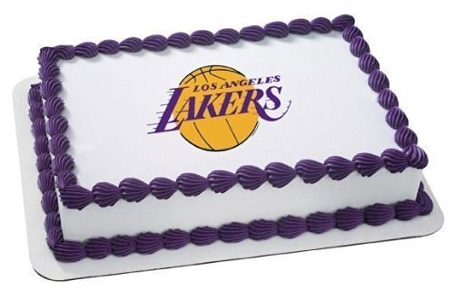 UPC 615867259289, Quantumchaos Media NBA Basketball Los Angeles Lakers Edible Image Cake/Cupcake Topper