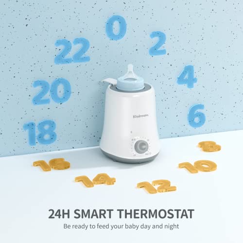Baby Bottle Warmer - Single Baby Bottle Warmer and Feeding Warmer for Breast Milk and Follow-up Milk, Precise Temperature Control, Suitable for All Baby Bottles.(Single 02)