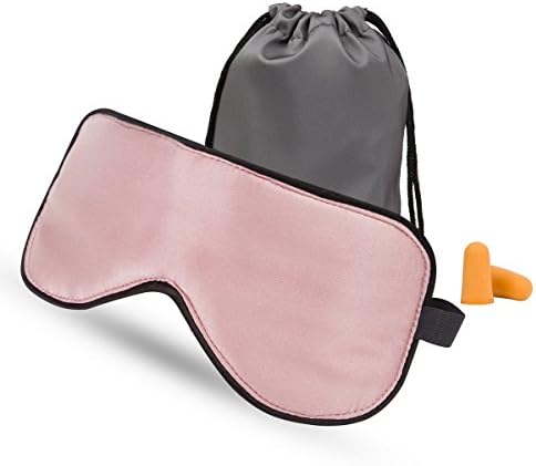 Sleep Mask for Women, LIANSING Silk Sleeping Eye Mask Adjustable Blackout Blindfold Eye Covers for Sleeping Travel