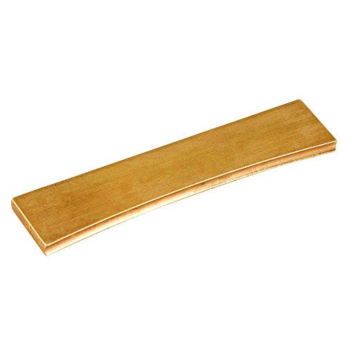 Timiy Golden Brass Guitar Bass 10 Fret Press Caul Inserts Radius DIY Replacement Part for Acoustic/Electric