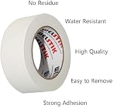 WELSTIK Thin Gaff Tape 50MMx30.2M Matte Cloth White view 3