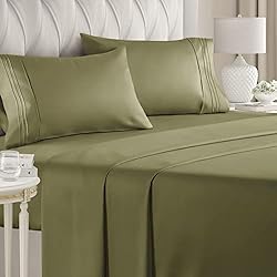 Queen Size 4 Piece Sheet Set - Comfy Breathable