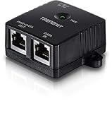 TRENDnet Gigabit Power Over Ethernet Injector, Full Duplex Gigabit Speed Supported, Network Poe Devices Up to 100 M (328 ft.), 15.4 Watts, Auto-Mdix in/Out, Plug & Play, TPE-113GI