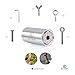 DIA-GRIP Universal Socket Set, Silver, Chromoly Steel, 54 Pins, 20in
