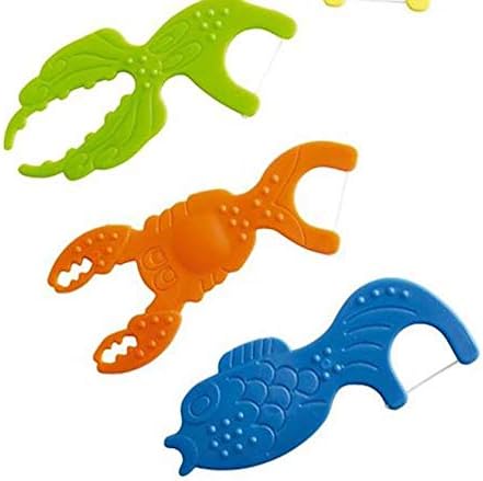 ACCLEAN Childrens Sea Creatures Fun Flossers ~ Kids Set of 3 FLOSSERS, 1 count (Pack of 3)