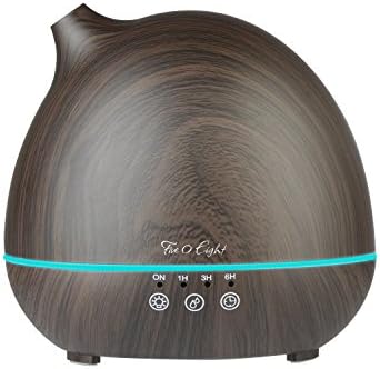 FIVE0EIGHT Aroma Essential Oil Diffuser 400ml Ultrasonic Aromatherapy Cool Mist Humidifier with Adjustable Mist Mode Waterless Auto Shut-off for Home Baby Bedroom Office