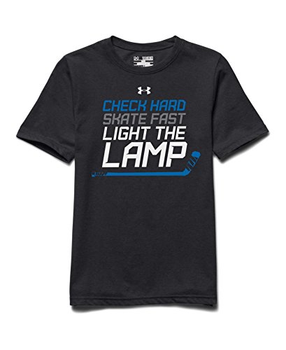 Under Armour Big Boys'' UA Check Skate Score T-Shirt Youth Large Black