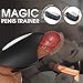 Penis Training Sex Toys Male Masturbator, Heated Treediride Liquid Silicone Adult Toys Pulse 5 Vibrations Glans Stimulator with Intelligent Waterproof Heating Function for Prolonging Sexual Endurance
