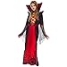 Spooktacular Creations Royal Vampire Costume for Girls, Deluxe Set Halloween Gothic Victorian Vampiress Queen Costume for Dress Up Party