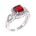 Lavencious Princess Cut CZ Rings Wedding Party Statement Cocktails Gold Plated Size 5-10