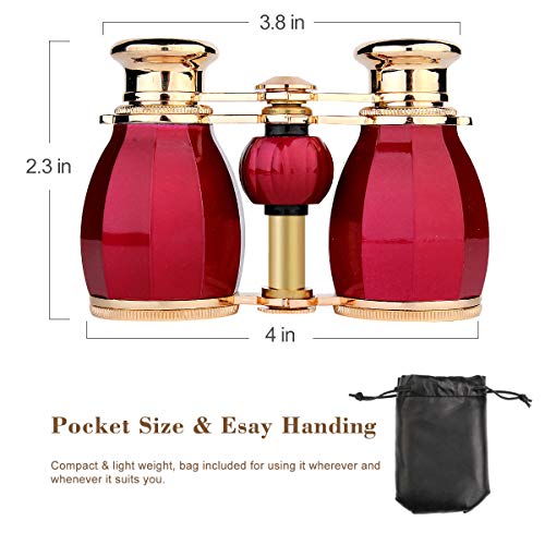 4 ESAKO+Glasses+Binoculars+Removable+Burgundy