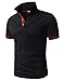 H2H Mens Casual Slim Fit Polo T-Shirts of Various Styles and Designed