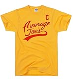 DirtyRagz Men's Average Joe's Jersey Movie Dodgeball Costume T Shirt L Gold