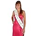Prom Court Satin Sash Party Accessory (1 count) (1/Pkg)