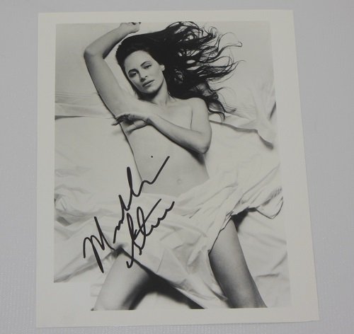 Madeline Stowe The Last of the Mohicans Sexy Signed Autographed B/W 8x10 Glossy Photo Loa