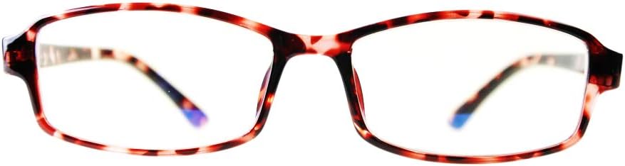 Blue Light Blocking Glasses by EYES PC, Style 705 Brown Tortoise, 1.0 Power. Reduce Digital Eyestrain. Blue Light Blocking up to 100% of Hazardous HEV Blue Light from LED. Reduces Digital Eye Strain.