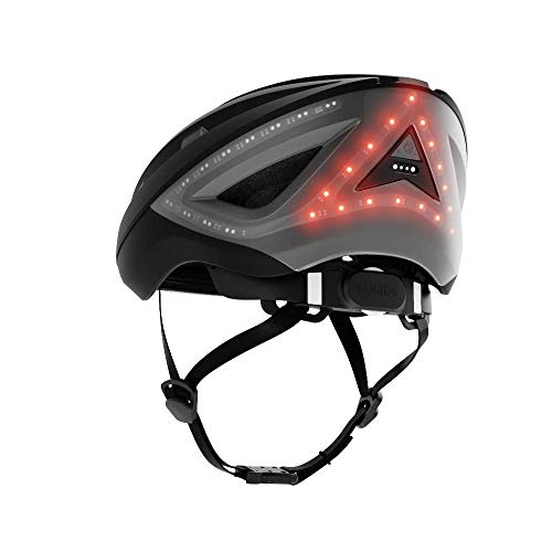 Lumos Kickstart Smart Bike Helmet Front and Back LED Lights with