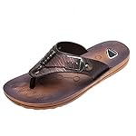 Men Slipper Flip-flops, Mosunx(TM) Summer Englon Antiskid Flip Flops Shoes Sandals (45(US:11), Coffee)