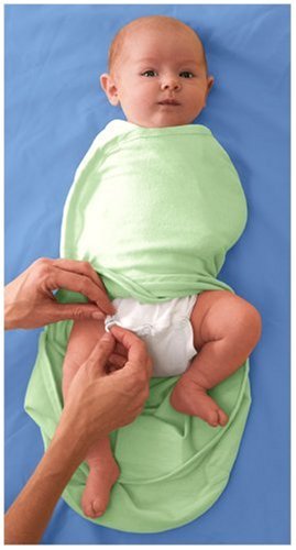 Amazon Com Kiddopotamus Swaddleme Microfleece Large Sage Discontinued By Manufacturer Baby